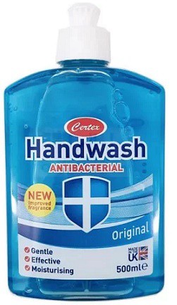 CERTEX antibakterialní mýdlo 500ml | Toaletní mycí prostředky - Tekutá mýdla - S dávkovačem